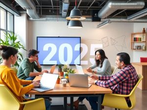 Spațiu de lucru modern pentru startup-uri energice.