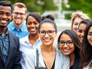 Oameni de afaceri tineri, zâmbitori, gata de acțiune.